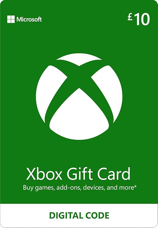 Xbox Gift Card | 10 GBP | Digital Voucher | Xbox One, Series S|X & Windows | (Download Code)