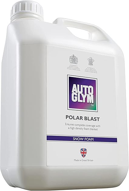 Autoglym Polar Blast, 2.5L - Thick Snow Foam Pre-Wash pH Neutral Car Cleaner, White