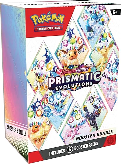 Pokémon TCG: Scarlet & Violet—Prismatic Evolutions Booster Bundle (6 Booster Packs)