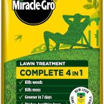 Miracle-Gro Evergreen Complete 4-in-1 Lawn Food, Weed & Moss Control, 360 m2, Yellow